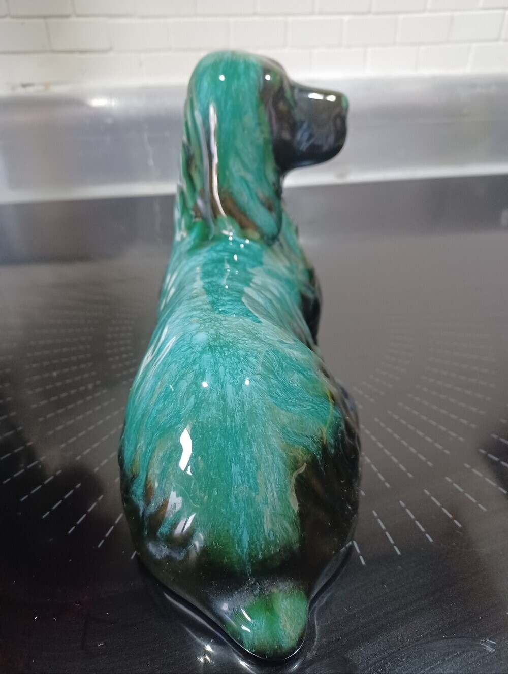 Vintage Mid Century Blue Mountain Pottery Cocker Spaniel Dog Statue BMP - Picture 5 of 9